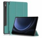 Gigapack GP-149334 Samsung Galaxy Tab S9 FE LTE (SM-X516)/WIFI (SM-X510) bőr hatású flip tok, sötétzöld (GP-149334)