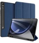 Dux Ducis GP-150497 Galaxy Tab S9 FE Plus WIFI (SM-X610) / LTE (SM-X616) sötétkék bőr hatású oldalra nyíló tok (GP-150497)