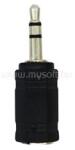 LogiLink Audioadapter, 3, 5 mm-es 3-Pin/M 2, 5 mm-es 3-Pin/F (LOGILINK_CA1102) (LOGILINK_CA1102)
