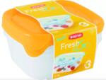Keter Fresh&Go szögletes ételtároló szett 3x0, 8L (182218) (CKFT79)