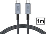 Tech-Protect USB Type-C - USB Type-C adat- és töltőkábel - Tech-Protect Ultraboost USB 4.0 / 8K / 40 Gbps / PD240 Cable - 240W - szürke - nextelshop - 5 199 Ft