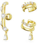 Swarovski Divatos aranyozott fülbevaló készlet kristályokkal Dextera 5663334