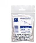 USE Home CHR 6 kábelbilincs szöggel, 6mm, 50 db, kerek vezetékhez (CHR 6)
