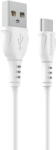 BOROFONE Cablu Date si Incarcare USB la MicroUSB Borofone BX51 Triumph, 1 m, 2.4A, Alb (cb/Bor/Micro/BX51/1m/a/bl)