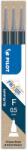 Pilot FriXion Point 05 / 0, 25 mm, kék-fekete - 3 darabos csomag (BLS-FRP5-S3-BB)