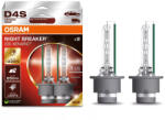 OSRAM Xenarc Night Breaker +220% D4S xenon fényszórólámpa, 3200 lumen, 4400 kelvines fehér fény, akár 250 méteres fénykéve, prémium német gyártás, P32d-5, 66440XN2-2HB, 2 darab/csomag (66440XN2)