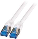 EFB-Elektronik RJ45 Patchkabel S/FTP, Cat. 6A, Cat7 TPE superflex, 0, 5 m, w (K5525FWS. 0, 5) (K5525FWS.0,5)