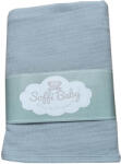 Soffi Baby Baby takaró muszlin dupla szürke 70x90cm - babamarket