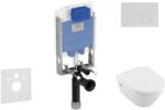 Ideal Standard ProSys - Set de instalare încastrată, toaletă și capac Architectura, Clapetă Oleas M2, DirectFlush, SoftClose, CeramicPlus, crom mat ProSys80M SP116 (ProSys80M SP116)
