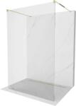 Mexen Kioto Walk-In Zuhanyfal - 150x200 cm - 8 mm Üveg - Arany (5907709133587)
