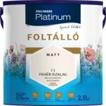 Poli-Farbe Platinum Foltálló Beltéri Színes Falfesték 2, 5l F3 Fehér Iszalag