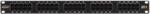 Nikomax patch panel 50 port 1U 19" fekete (NMC-RP50UC3-1U-BK) (NMC-RP50UC3-1U-BK)