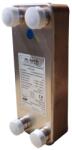m-tech FHC030 20 lemezes, rézzel forrasztott INOX hőcserélő 4x1" csatlakozócsonkokkal
