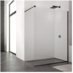 SanSwiss Paravan de dus tip Walk-in negru mat SanSwiss Easy 70x200 cm (STR4P0700607)