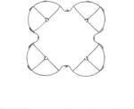 MJX MJX X300C-21B Protecting frame Rotorvédő szett (ezüst)