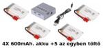 SYMA X5HC/HW-30 5: 1 töltő+ 4db minőségi tuning akku 600mAh - alamodell - 10 640 Ft