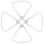SYMA X8PRO-05 Rotorvédő "Protecting frame