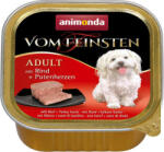 Animonda Vom Feinsten Adult - Marhahúsos és pulykaszíves kutyaeledel (22 x 150 g) 3.3kg