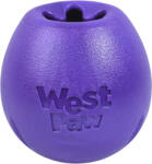 West Paw Wes Paw Rumbl - Jutalomfalattal tölthető labda (L | 10 cm | Padlizsán)