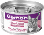 Gemon Cat Adult Sterilised Mousse with Chicken & Liver (96 x 85 g) 8.8kg