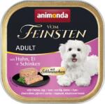 Animonda Vom Feinsten Gourment csirkés, tojásos és sonkás kutyaeledel alutálkában (22 x 150 g) 3.3kg