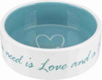 TRIXIE "All you need is Love and a Pet" feliratú kutyatál (0.8 liter, 16 cm)