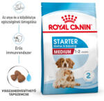 Royal Canin Medium Starter Mother & Babydog - Száraz táp közepes testű vemhes szuka és kölyök kutya részére 2 hónapos korig (2 x 15 kg) 30kg