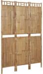 vidaXL Bambusz Térelválasztó - 3 Panel - 120x180 cm (341748)