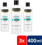 TRESemmé Hydrate & Purify hajbalzsam zsírosodó hajra hialuron savval (3x400 ml) + ajándék fésű