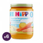 Hipp BIO sárgarépa burgonyával és vadlazaccal, 5 hó+ (6x190 g) (HU6105)