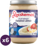 Kecskeméti Jó éjszakát desszert banános-almás tejbegríz, 6 hó+ (6x190 g)