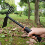 GardenHoe Малка ръчна градинска мотика с тризъбец - GardenHoe