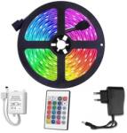 RGB Stripe Самозалепваща RGB LED Лента 5 метра с дистанционно - RGB LED Strip