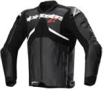 Alpinestars Geacă de motocicletă din piele Alpinestars Atem 5 alb-negru (AIM100-1028)