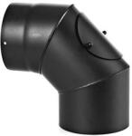 Anro Vastag falú könyök 250/90 mm - fekete