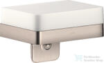 Hansgrohe AXOR UNIVERSAL SOFTSQUARE folyékonyszappan-adagoló, rozsdamentes acél hatású 42819800 (42819800)