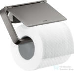 Hansgrohe AXOR UNIVERSAL Softsquare fedeles wc papír tartó, polírozott fekete króm 42836330 (42836330)