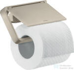 Hansgrohe AXOR UNIVERSAL Softsquare fedeles wc papír tartó, szálcsiszolt nikkel 42836820 (42836820)