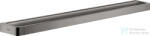 Hansgrohe AXOR UNIVERSAL SOFTSQUARE 89, 4 cm-es törölközőtartó, polírozott fekete króm 42833330 (42833330)
