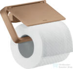 Hansgrohe AXOR UNIVERSAL Softsquare fedeles wc papír tartó, szálcsiszolt vörös arany hatású 42836310 (42836310)