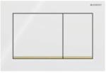 Geberit Omega30 működtetőlap, 2 mennyiséges öblítéshez, fehér/aranyozott 115.080. KK. 1 (115.080.KK.1)