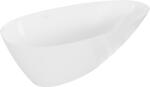 Mexen Milano, szabadon álló konglomerátum kád 170 x 86 cm, fehér fényes, 57301708510 (57301708510)