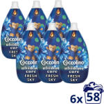 Coccolino Fresh Sky ultrakoncentrált öblítő (6x870 ml) - beauty