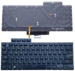 ASUS Zephyrus G15 GA503 GA503Q GA503QR GA503QS M16 GU603HE GU603HM GU603HR GU603ZE multicolor háttérvilágítással (backlit) fekete magyar (HU) laptop/notebook billentyűzet gyári