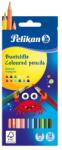 Pelikan színes ceruzák, háromszögletű 12 db vékony (W700115)