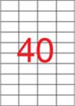 APLI Etikett, univerzális, 52, 5x29, 7 mm, APLI, 4000 etikett/csomag (1286/3130) - tonerpiac