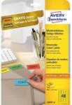 AVERY Etikett címke, 45, 7 x21, 2mm, univerzális visszaszedhető, 48 címke/ív, 20 ív/doboz, Avery sárga (L6041-20) - tonerpiac