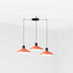 Faro Barcelona Kombo fekete-terrakotta függesztett lámpa (FAR-68597-3L) E27 3 izzós IP20 (68597-3L)