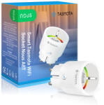 NOUS A8T Wi-Fi-s okoskonnektor, fogyasztásméréssel (10A/2300W), Tasmota firmware, Matter kompatibilis (NOU-KON-A8T)