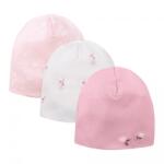 Eevi PETITE rózsaszín gyerek sapka (3 db) - 50